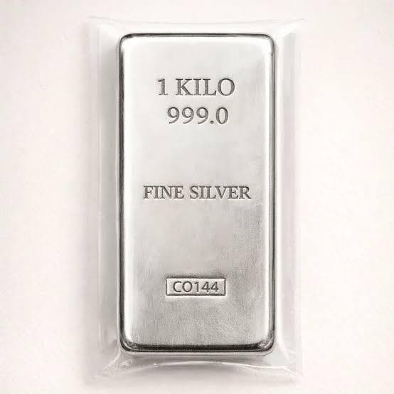 1 kilo fine silver bar